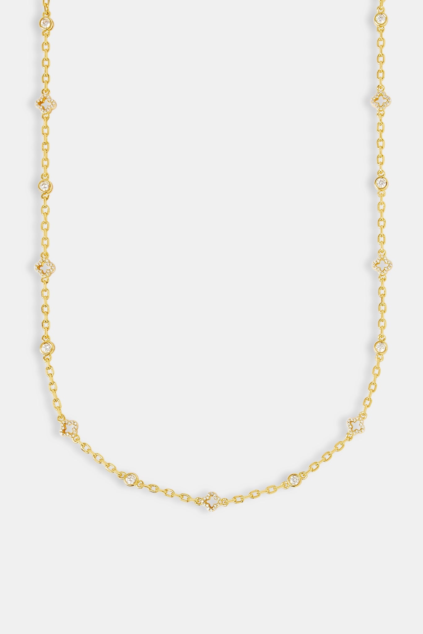 Cut Out Iced Repeat Motif Chain - 6mm